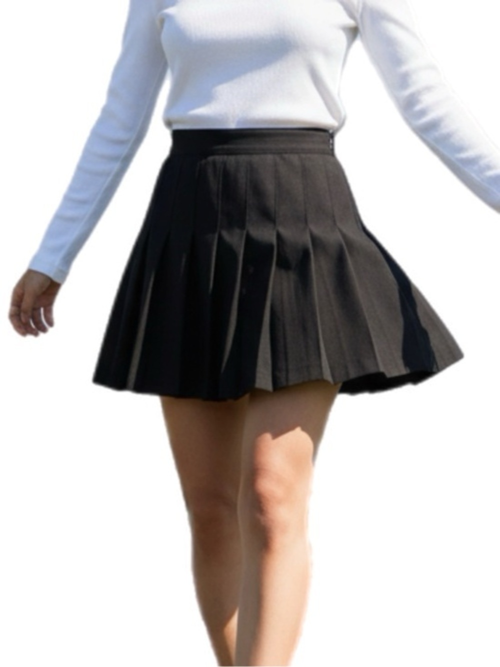 PacSun | Black Pleated School Girl Mini Skirt Goth Punk Classic